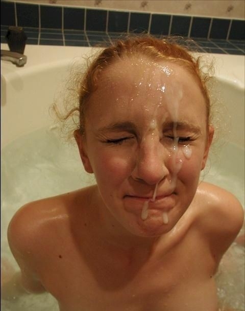 facial in the bath; Amateur Cumshots Red Head 