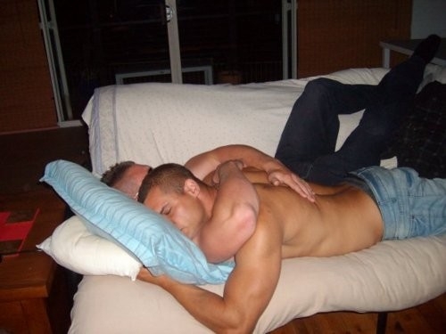 sleeping together...; Men 