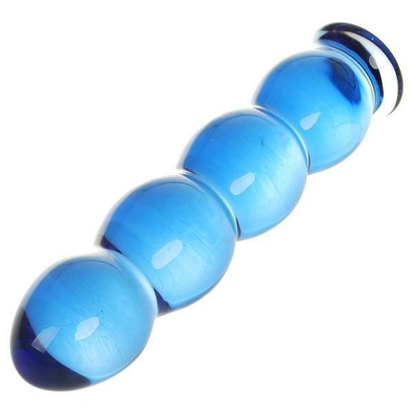 Cheap sale High Borosilicate Crystal Glass Simulation Body Massager (Blue) online; Toys 