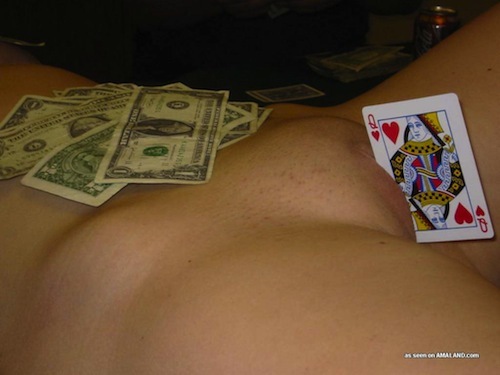 Lesbian strip poker; Lesbian 