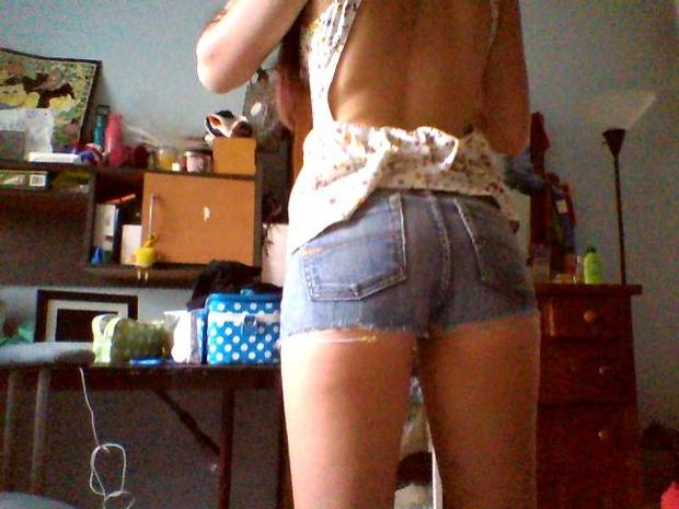 (f) I cut up some shorts today..maybe a little too short.; Amateur 