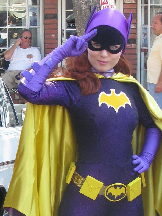 Yvonne Craig look a like batgirl; Uniform 