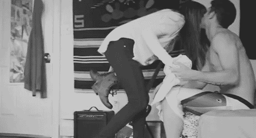 whenever he pulls me on top of him <3; Amateur Teen GIF Athletic 
