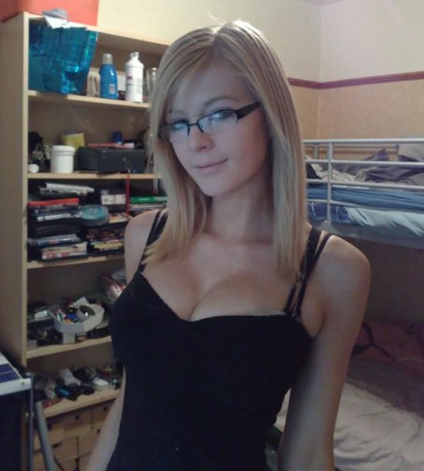 Hot Blonde with Glasses; Amateur Blonde 